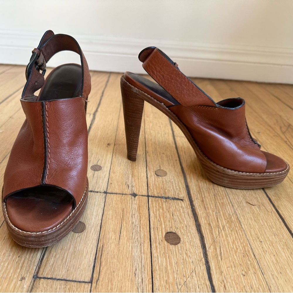 Cole Haan Soft Leather Platform Sandal